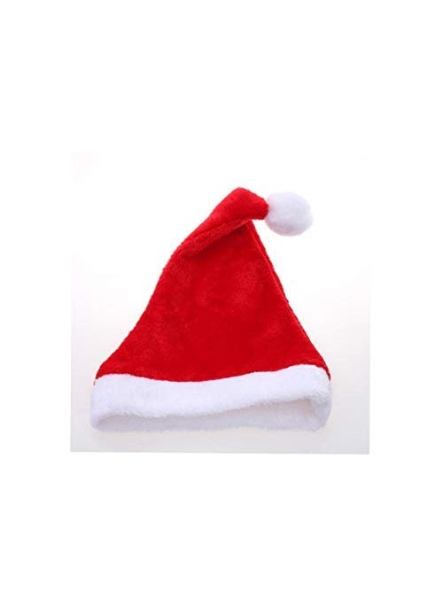 RASHRI ; One For All RASHRI One For All Buy 3PCS Christmas Hats Santa Claus Capes for Kids and Adults Free Size Christmas Cap Thick Ultra Soft Plush Santa Claus Holiday Fancy Dress Hat Color Red 