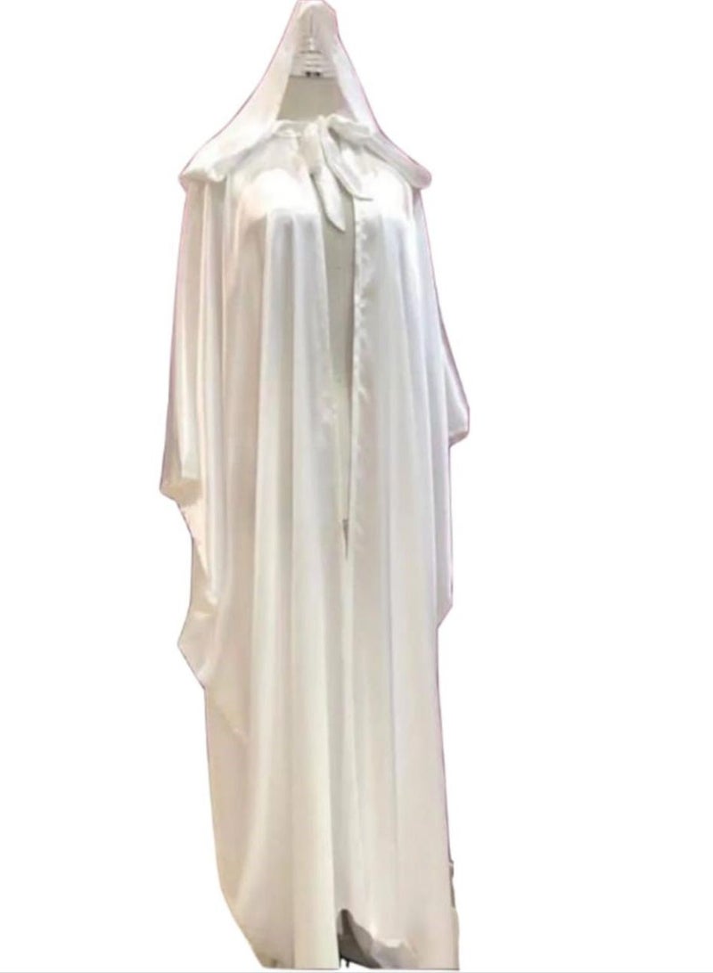 عباية عروس بتصميم حصري سادة لليلة العمر - Image 2