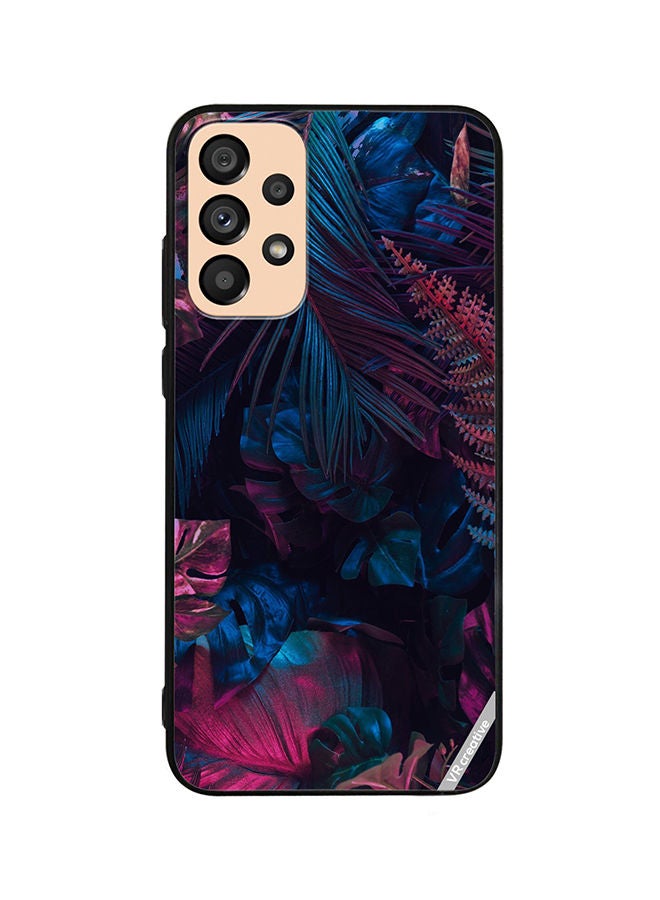 VR CREATIVE Protective Case Cover For Samsung Galaxy A72 Leaf Design Multicolour - Image 1