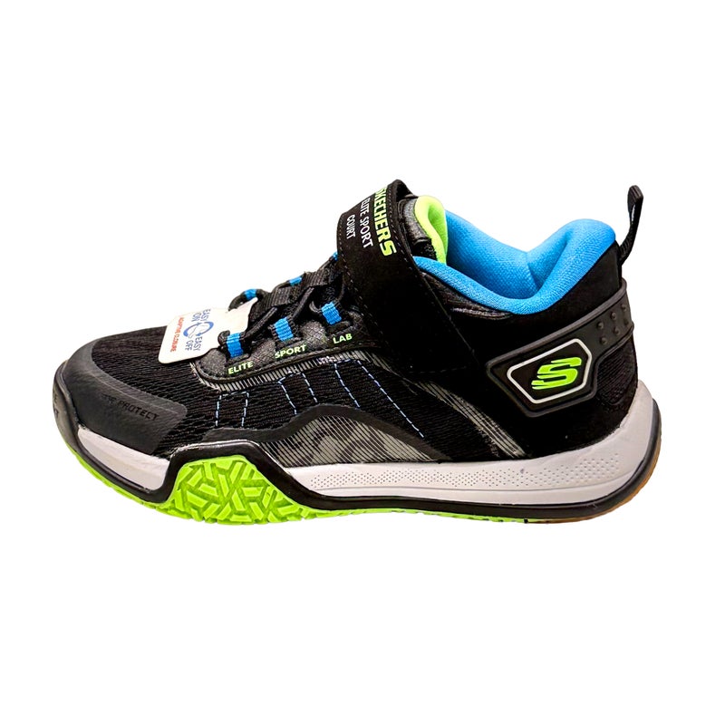 SKECHERS SKECHERS ELITE SPORT COURT BLUE BLACK LIME - Image 1