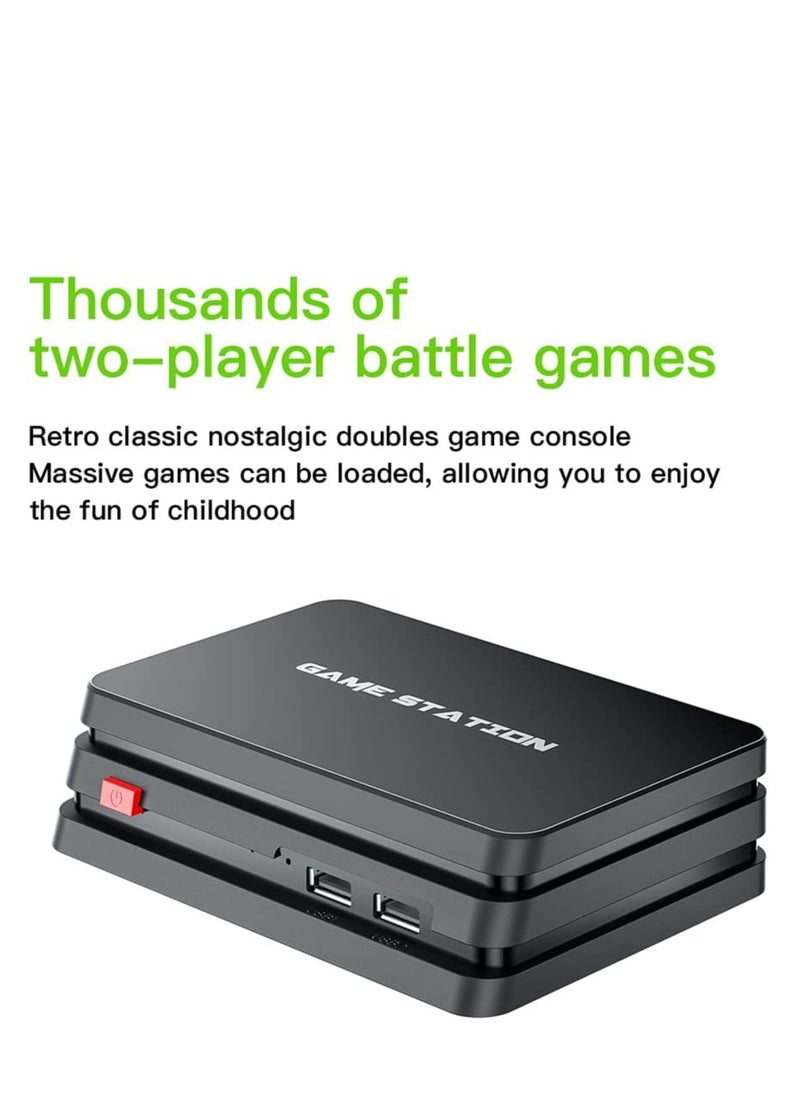 Generic M8 Plus 128GB Retro Video Game Console with 10000+ Built-In Games, Dual Wired Controllers, 4K HDMI Output, Plug & Play Classic Gaming Stick – Black  - Image 4