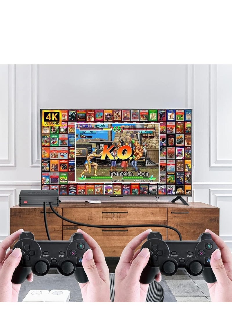 Generic M8 Plus 128GB Retro Video Game Console with 10000+ Built-In Games, Dual Wired Controllers, 4K HDMI Output, Plug & Play Classic Gaming Stick – Black  - Image 5