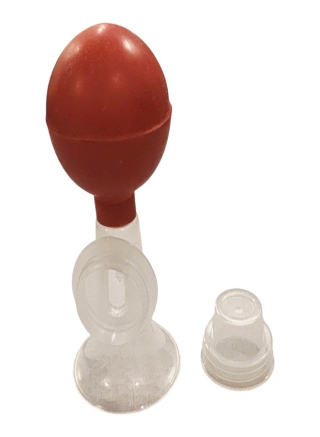 Polaris Fox Manual Breast Pump with Soft Silicone Suction Cup, Red and Clear| Ideal for all | Works well for new momies | Pack of 1 - Image 5