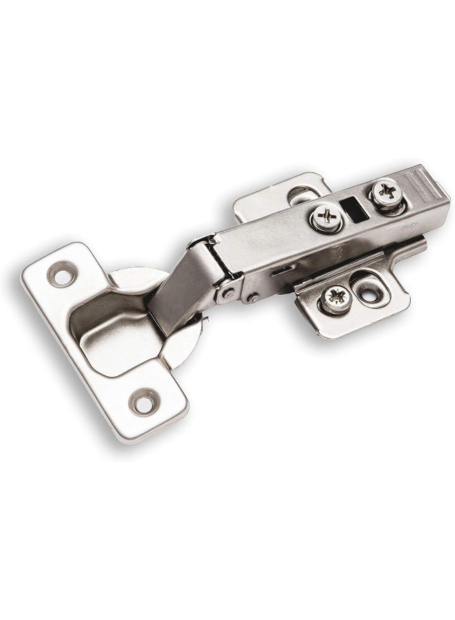 Berta (25 Pieces) Full Overlay Frameless Soft Closing European Hinges, 110 Degree 3D Adjustable Clip On Concealed Kitchen Cabinet Door Hinges with Screws - Image 1