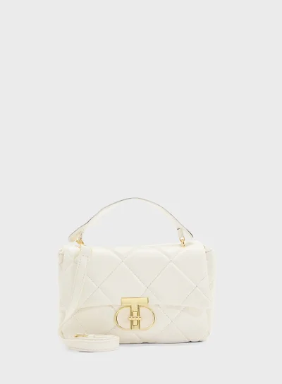 ELLA Quilted Crossbody With Top Handle