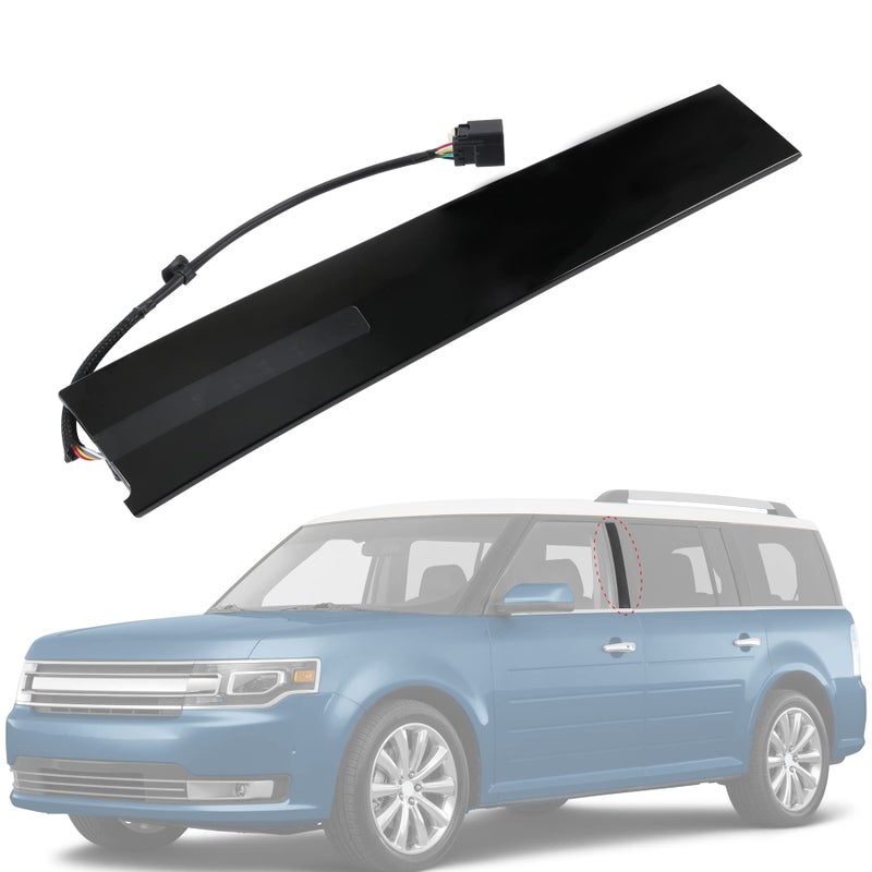 JDMSPEED B Pillar Molding Trim with Door Entry Keypad Replacement for Ford Flex 2010-2019 Replaces BA8Z-7420555-AC BA8Z7420555AA BA8Z7420555AB Door Pillar Applique Driver Front Left Outer LH Side - Image 1