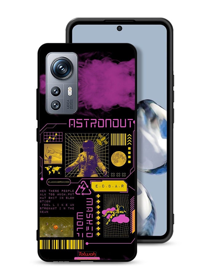 Tolwak Xiaomi 12S Protective Case Cover Astronaut Sticker - Image 1
