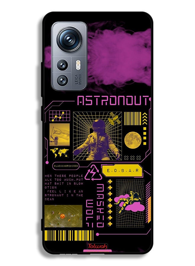 Tolwak Xiaomi 12S Protective Case Cover Astronaut Sticker - Image 2