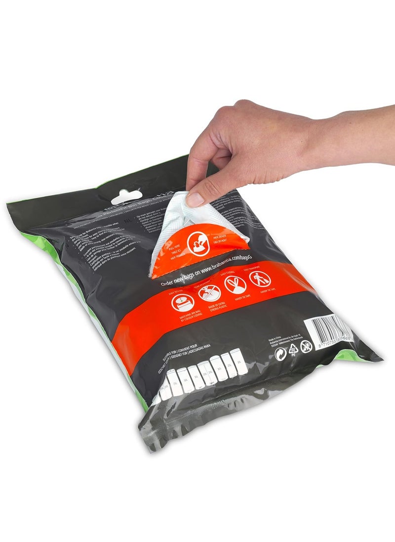 brabantia - Brabantia Bin Liners, Size G, 23-30 L - 40 Bags - Image 1