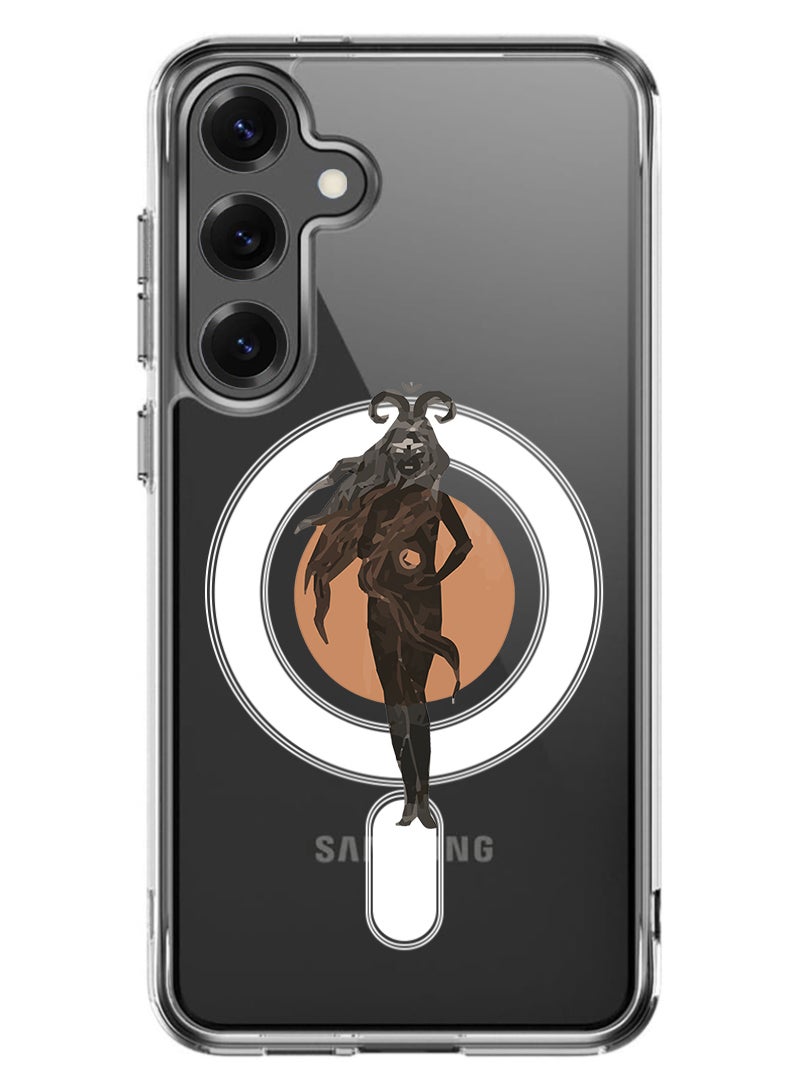 Theodor Magnetic Case for Samsung Galaxy S25 Plus 6.7-inch Compatible with MagSafe Wireless Charging, Shockproof Phone Bumper Cover aries - Image 1