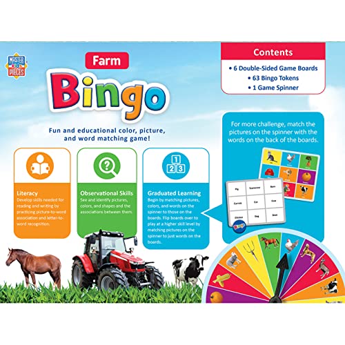 MasterPieces Kids Games - Farm Bingo Game - Image 4