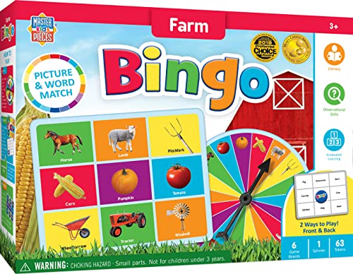 MasterPieces Kids Games - Farm Bingo Game - Image 1