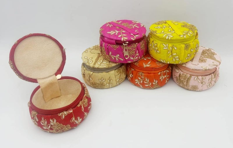 Ankit Traders Matki Shape Jwelery Organiser for Bangles Kada Cover Set Of 6 - Image 2