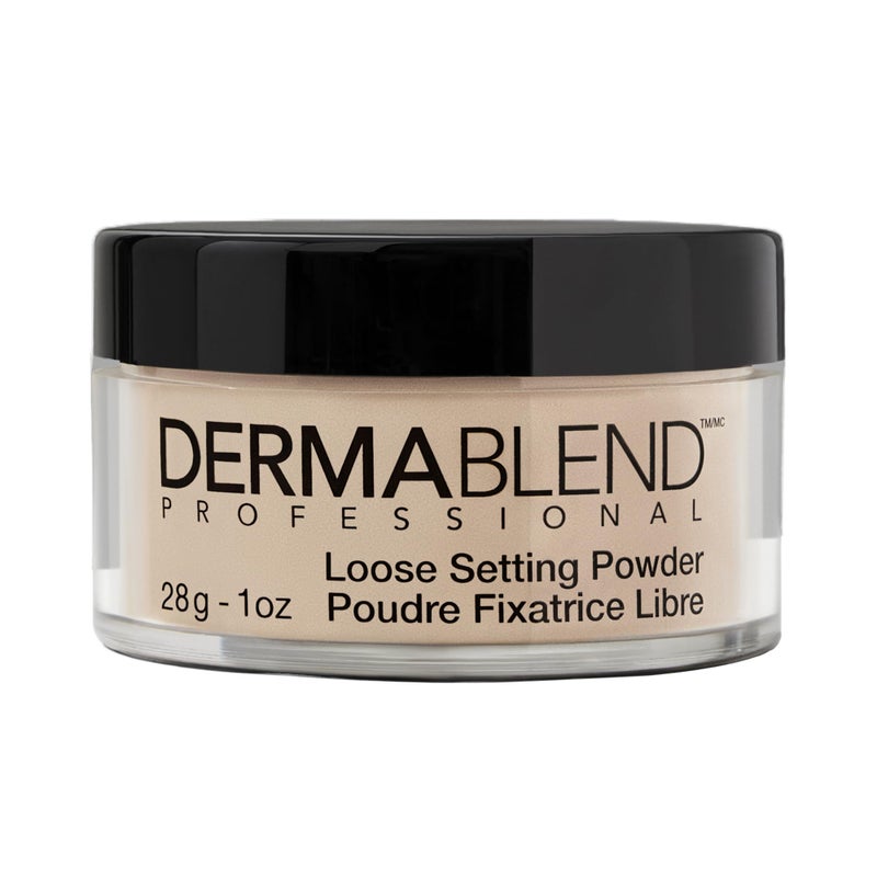 Dermablend Loose Setting Powder, Cool Beige Face Powder & Finishing Powder Makeup for Light, Medium and Tan Skin Tones, Mattifying Finish and Shine Control, 1oz - Image 1
