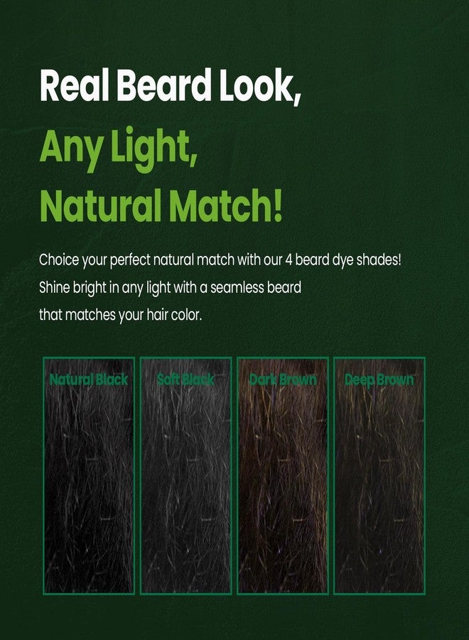 Herb Speedy Herb for Men Mustache & Beard Dye (Dark Brown, 1 Pack), PPD-Free Ammonia-Free, Vegan with Natural Ingredients, Gentle for Sensitive Skin, No Skin Irritation - Image 2