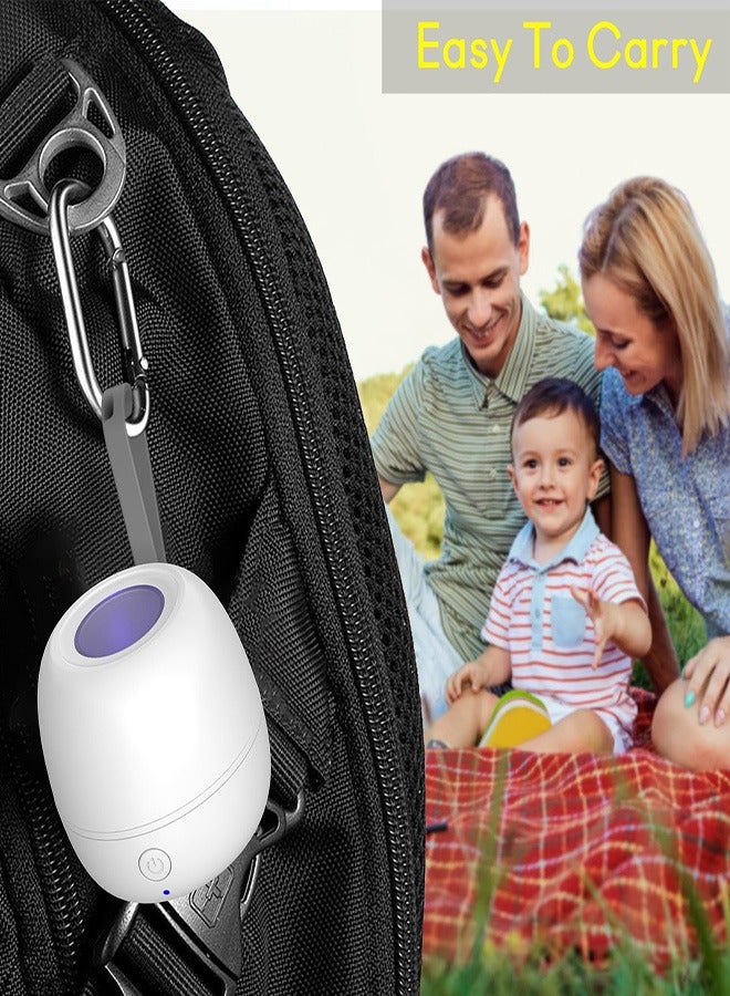 MOMELU UV Portable Pacifier Sterilizer with Compact UV Light Cleaner, Chemical-Free, Travel-Friendly for Baby Pacifiers and Small Items - Image 4