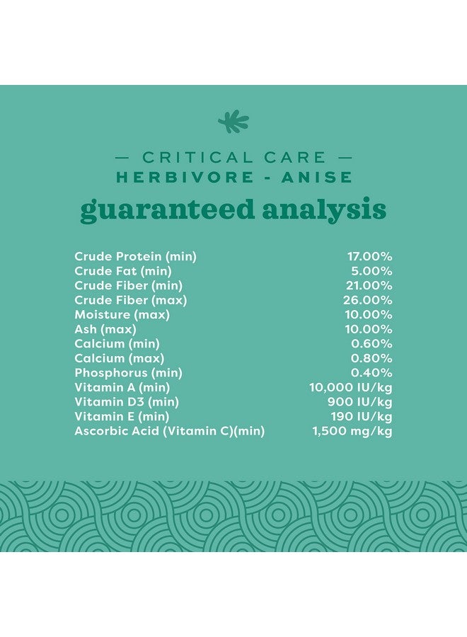 أوكسبو طعام أوكسبو للعناية الحرجة، طعام طوارئ لخنازير غينيا، طعام أرانب للتعافي، بنكهة اليانسون الطبيعية، تركيبة بيطرية، مجموعة أدوات طوارئ للعناية الحرجة لخنازير غينيا، كيس 141 جرام - Image 3