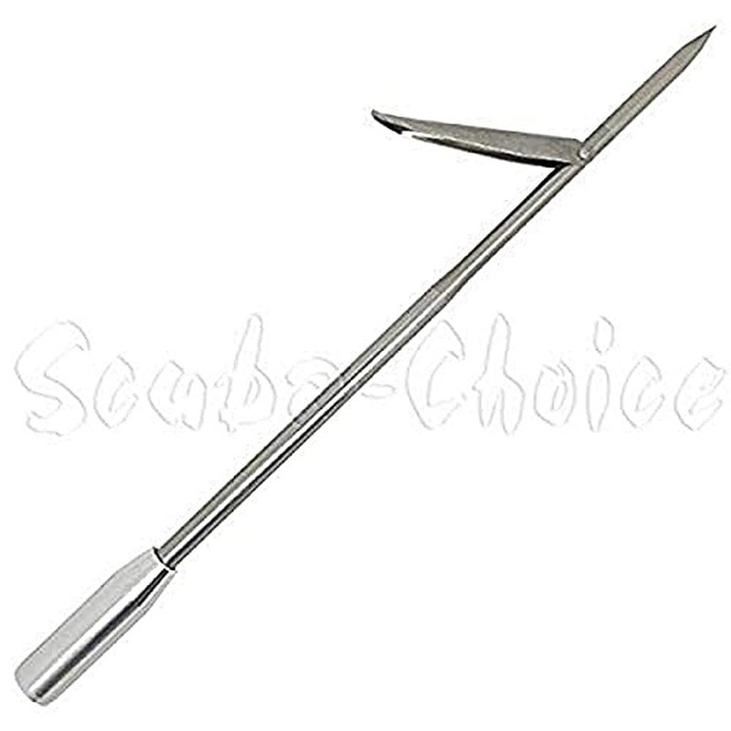Scuba Choice 12" Stainless Steel Pole Spear Tip 8mm Female Single Barb Head – Durable Replacement Spearfishing Tip for Cold Water & Ice Fishing (Thread Diameter: 14.2mm, line: 1.25mm) - Image 5