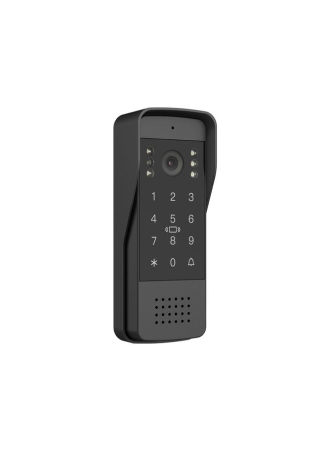 اريب أريب طقم إنتركم الفيديو الذكي شاشة لمس 10 بوصة، واي فاي وإيثرنت، فتح بالبصمة والرقم السري دعم بطاقات RFID صوت ثنائي الاتجاه، كشف الحركة رؤية ليلية تحكم عن بعد عبر التطبيق - Image 2