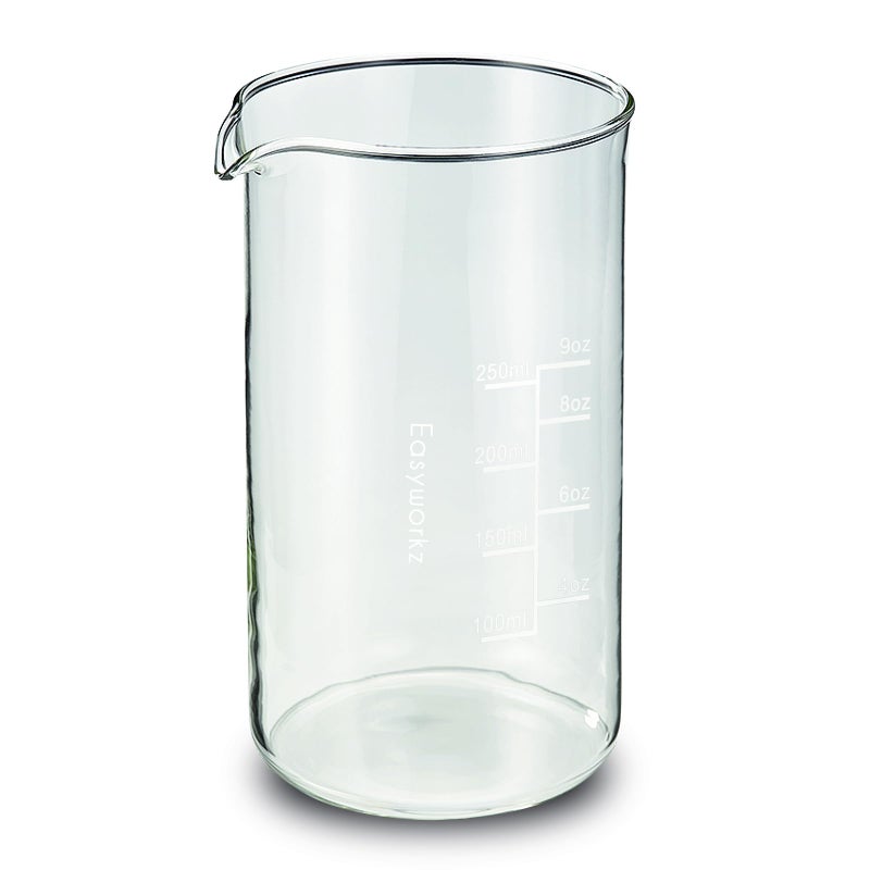 Easyworkz Borosilicate Glass Replacement Beaker for 12oz French Press Coffee Maker - Image 1