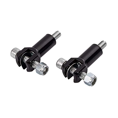 CELOMT Passenger Foot Peg Supports Mounts Clevis Kit Fit For Harley Standard Softail Springer Deuce Heritage Softail Classic Fatboy 2000-2006 (Gloss Black) - Image 3