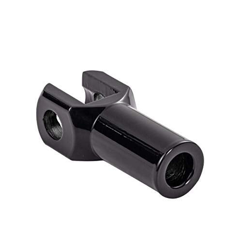 CELOMT Passenger Foot Peg Supports Mounts Clevis Kit Fit For Harley Standard Softail Springer Deuce Heritage Softail Classic Fatboy 2000-2006 (Gloss Black) - Image 5