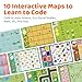 MatataStudio Activity Box Addon for Talebot Coding Robot with 6 DoubleSided Interactive Cards with 10 Themes 98 Stickers 32 Command Cards Educational STEM Games for Kids Aged 35 - Image 3