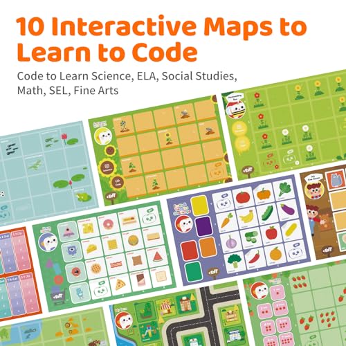 MatataStudio Activity Box Addon for Talebot Coding Robot with 6 DoubleSided Interactive Cards with 10 Themes 98 Stickers 32 Command Cards Educational STEM Games for Kids Aged 35 - Image 5