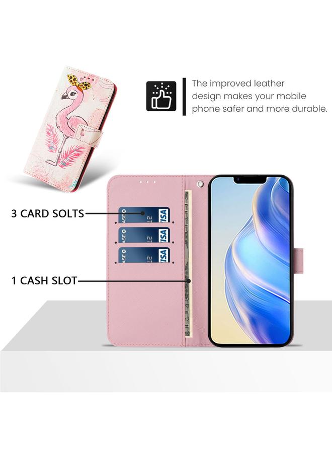 اس-توب جراب هاتف جلدي بنمط رسم فني ملون لهاتف Samsung Galaxy S23 FE 5G - Image 4