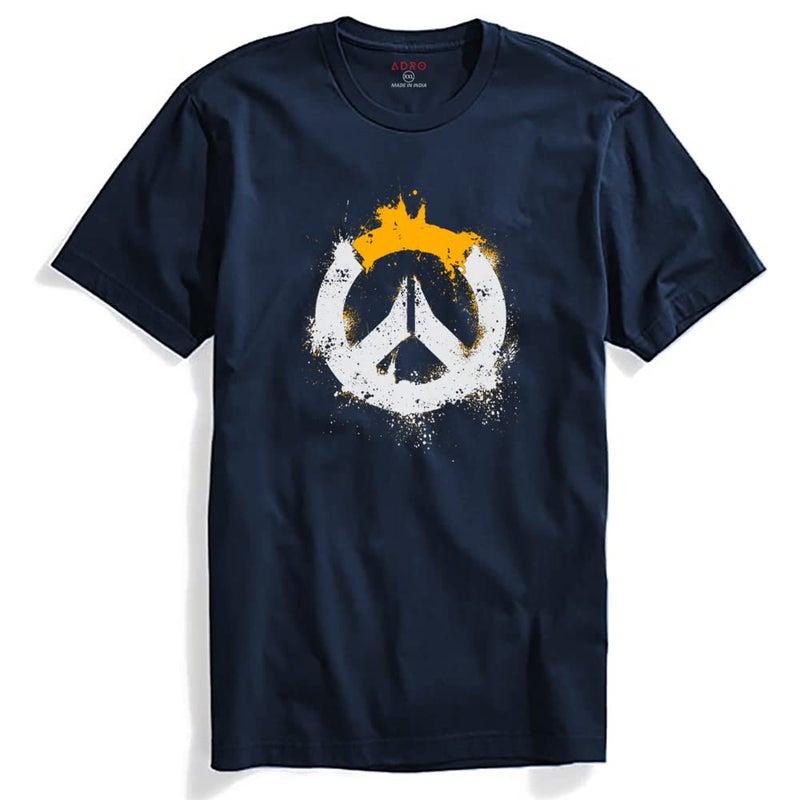 ADRO Mens Printed T-Shirt for Men (R22-M-PC-NB_Navy_M) - Image 5