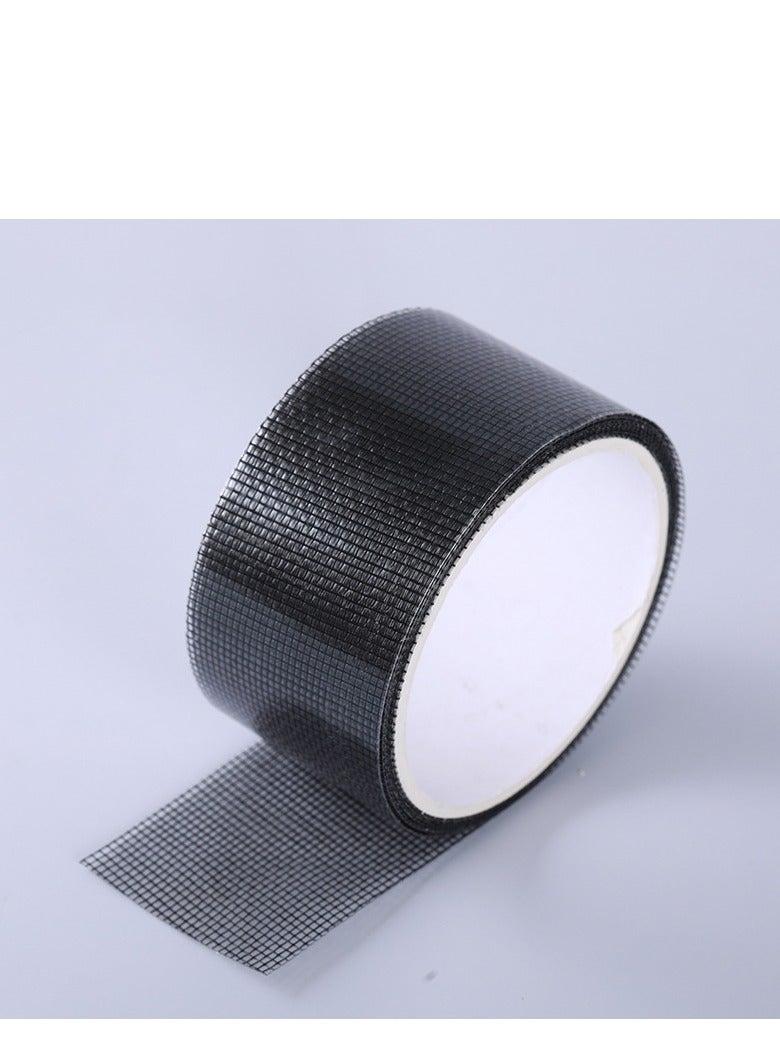 Black Screen Repair Tape, 5cmX 200cm Screen Repair Kit for Windows or Doors, Strong Adhesion Fiberglass Mesh Repair Tape