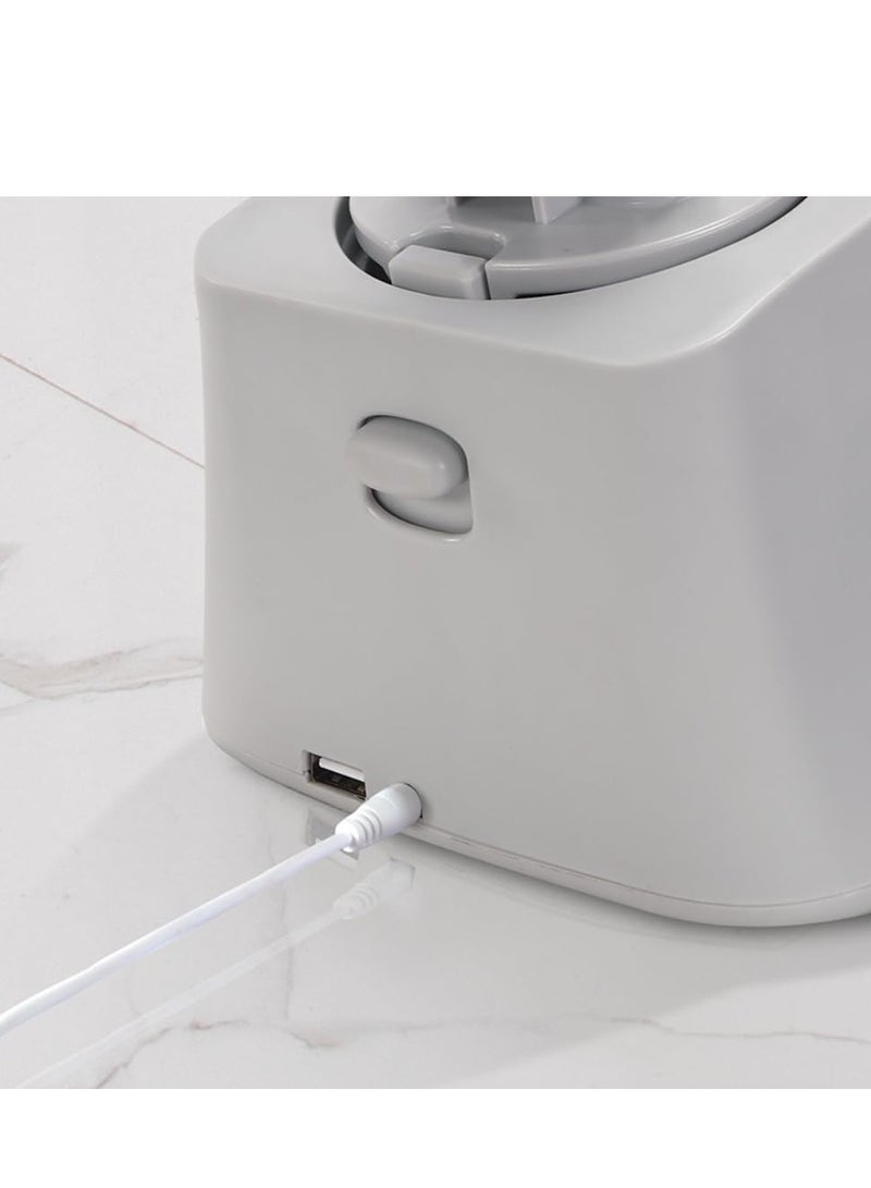 ماستيلا كرسي هزاز مع طاولة طعام فاخرة 4 في 1 من TOYS-EGYPT ، أرجوحة أطفال كهربائية أوتوماتيكية مع سرعة تأرجح قابلة للتعديل، موسيقى مهدئة للأطفال مناسبة لعمر 0-3 سنوات، يعمل ب أبلكيشن (08113) - Image 2