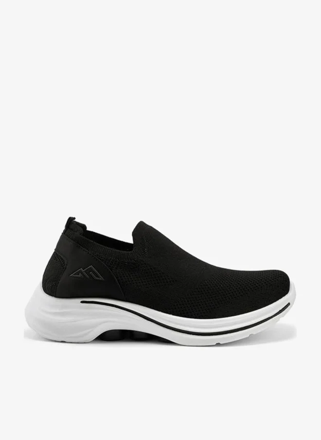 Oaklan by Shoexpress Textured Slip-On Sports Shoes With Pull Tab