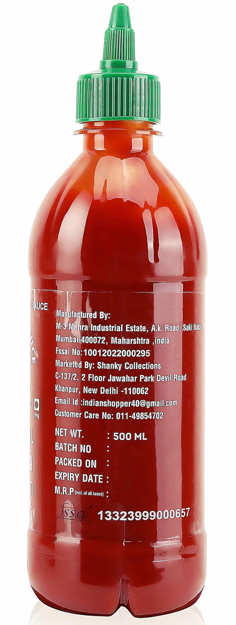 Flavoma Sriracha Hot Chilli Sauce, 500gm [Thai Cuisine | Versatile Sauce | Use as Ingredient or Condiment | Tangy Garlic Chilli Flavor] - Image 4