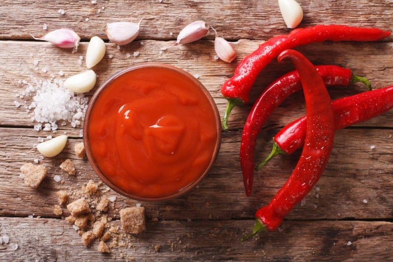 Flavoma Sriracha Hot Chilli Sauce, 500gm [Thai Cuisine | Versatile Sauce | Use as Ingredient or Condiment | Tangy Garlic Chilli Flavor] - Image 3