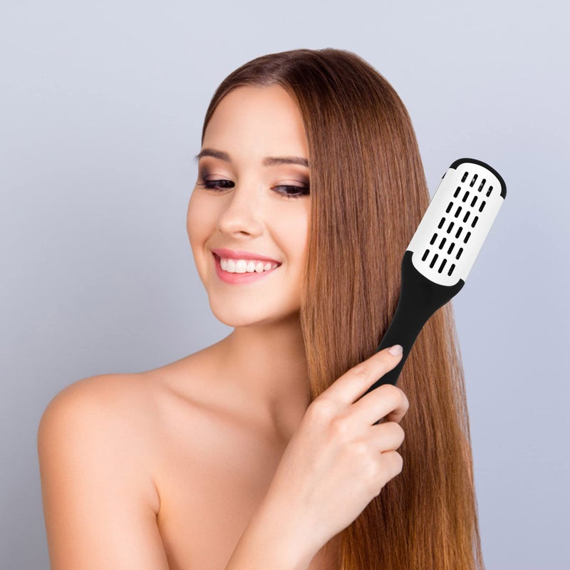 Aethland Double-Sided Boar Bristle Brush and Hair Straightening Comb for Smoothing and Styling - Image 5