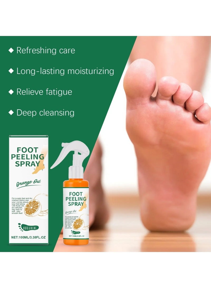 EELHOE EELHOE Green Tea & Citrus Foot Spray – Moisturizes Dry Heels, Elbows & Knees | Refreshing Care - Image 5