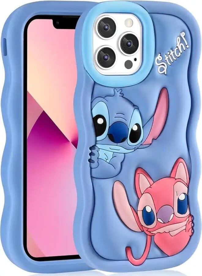 Next Next store 3D Cartoon Silicone Case Compatible with iPhone 12 Pro Max Cute Cartoon Animal Character Anti-Fall Silicone Protective Cover (iPhone 12 Pro Max) (Style 8)
