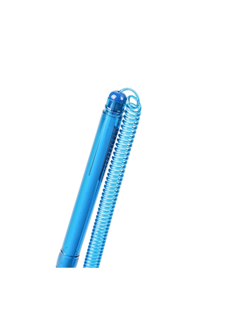 Deli 1-Piece Counter Pen With Smiley Stand And 0.7mm Ballpoint Tip Blue Ink - Image 4