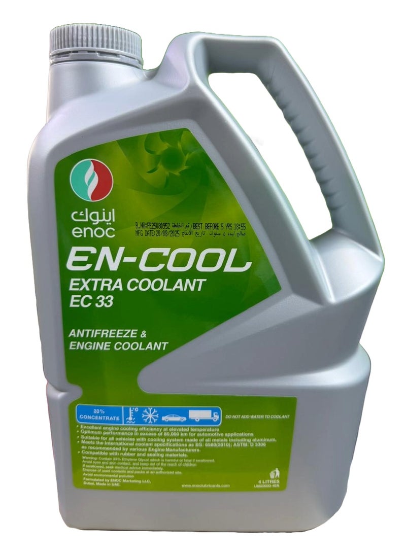 ENOC Engine Coolant EC33 4Ltr - Image 1
