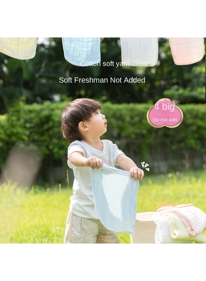 purcotton Cotton】six-layer Gauze Handkerchiefs For Infants, Baby-soft Face Towels, And Drool Bibs - Image 2