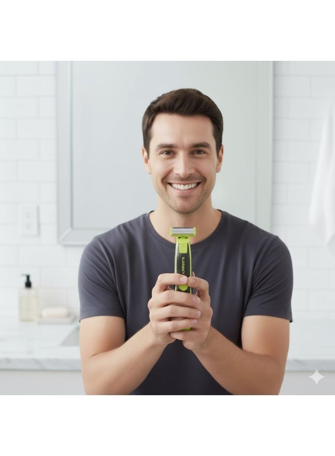 ماكينة حلاقة وتشذيب موديل JPC60008 | مقاومة للماء مع 4 أمشاط توجيه وبطارية تدوم 120 دقيقة - Image 3