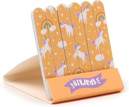 Puckator مبرد أظافر سحري على شكل يونيكورن من باكيتور - مبردات قوية للأظافر الأكريليكية والطبيعية والجل - Image 5