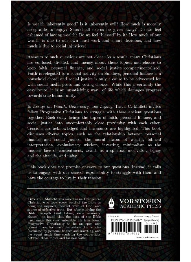 Essays on Wealth, Generosity, and Legacy: Perspectives from Progressive Christianity  - Image 2