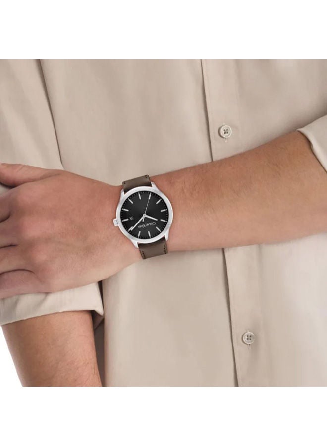 كالفن كلاين ساعة يد من جلد عقارب/مقابض 25200354 - Image 2