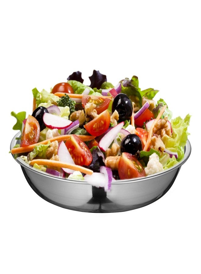 Eslite 6-Piece 18/10 Stainless Steel Round Plates,Dinner Plate Dish,9-Inch - Image 5