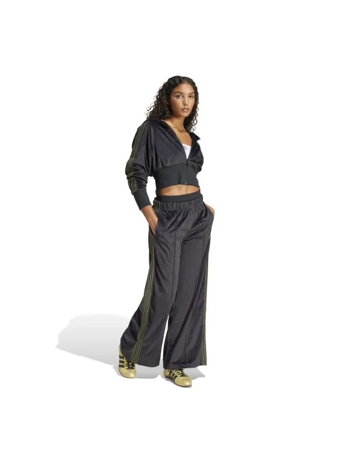 adidas Originals VELOUR ZIP TT Black Originals Women TRACK TOPS