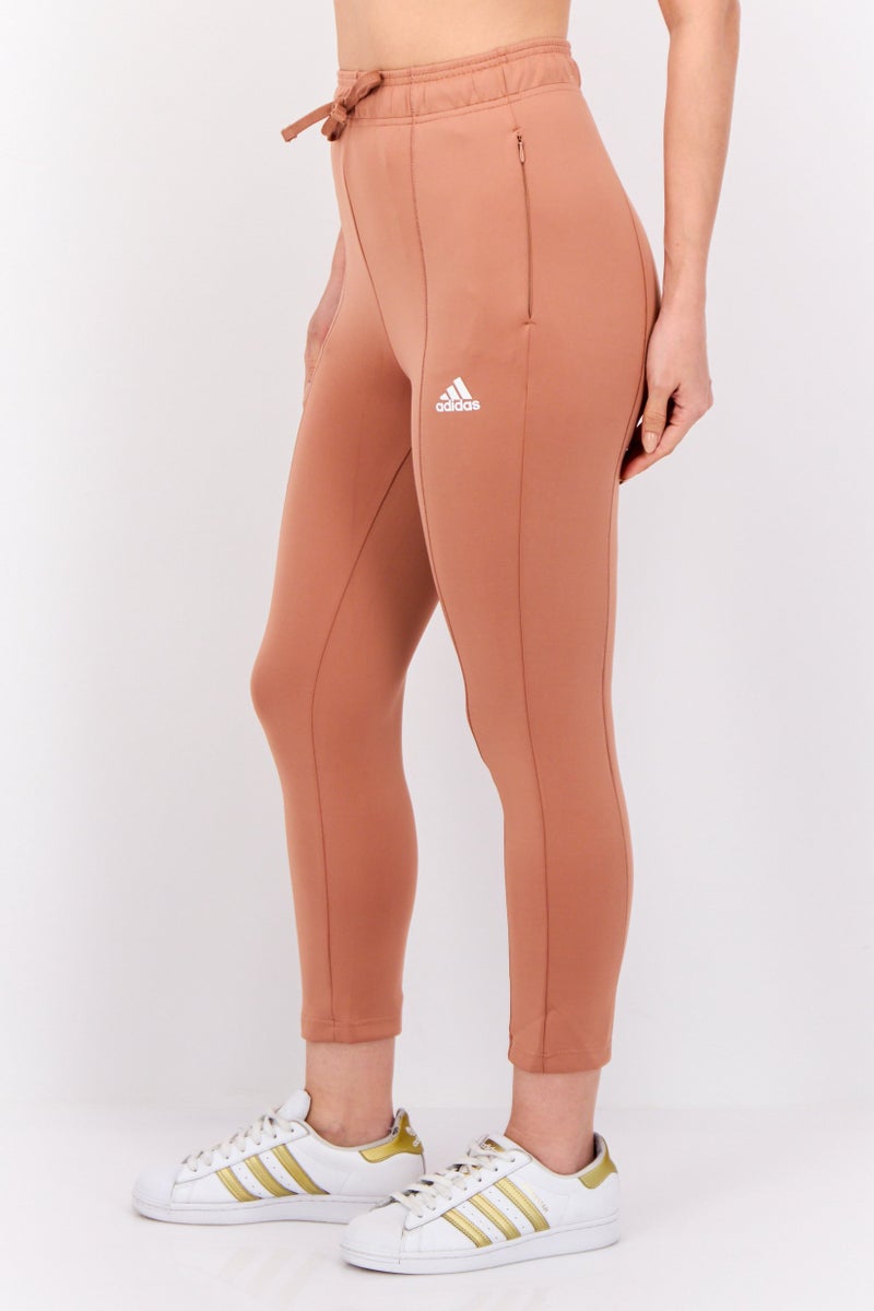 Adidas Women Sportswear Fit Outdoor Sweatpants, Light Brown  - Image 2