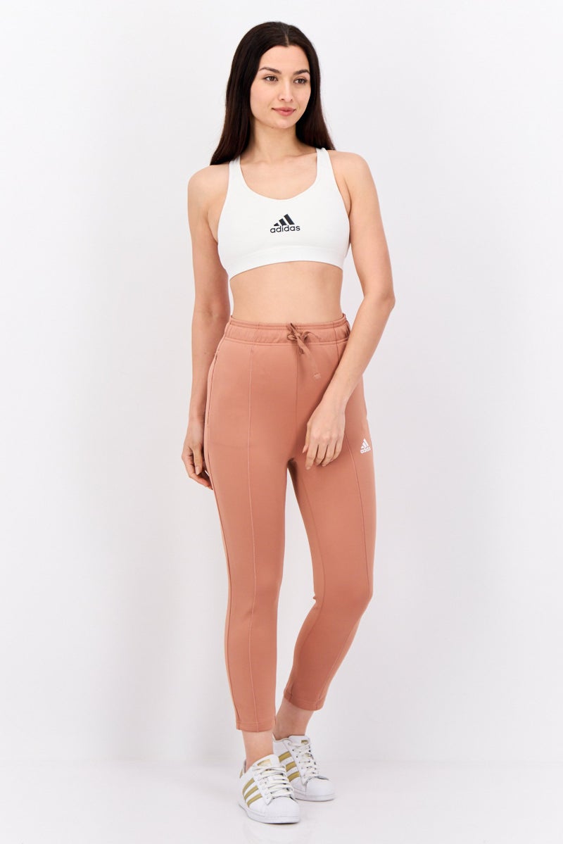 Adidas Women Sportswear Fit Outdoor Sweatpants, Light Brown  - Image 4