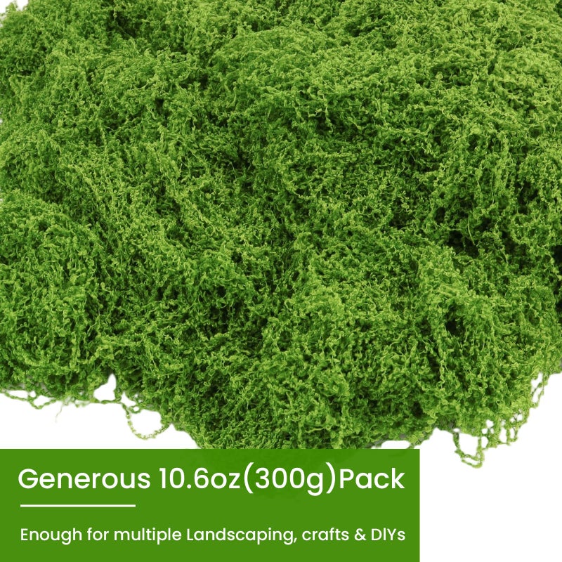 Bitlongate Artificial Moss 10.6oz â€“ Fake Green Moss for Crafts, Potted Plants, Fairy Garden Decor, DIY Table Centerpieces, Wedding Party Decoration - Image 4